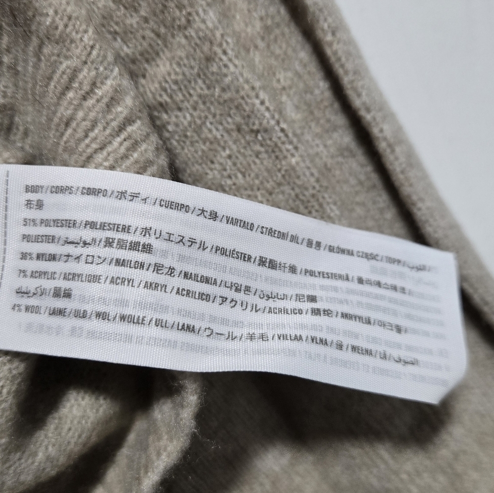 Nwt Abercromboe & Fitch Tan Delight Cardigan Size XS - Picture 5 of 9